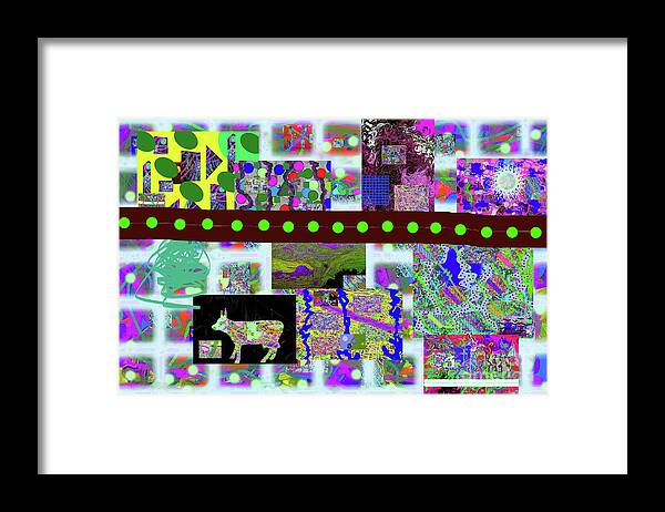 Walter Paul Bebirian Framed Print featuring the digital art 4-16-2015eabcdefg by Walter Paul Bebirian