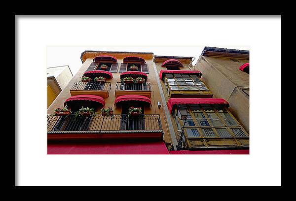 Architecture Framed Print featuring the photograph Artistic Architecture In Palma Majorca, Spain #4 by Rick Rosenshein