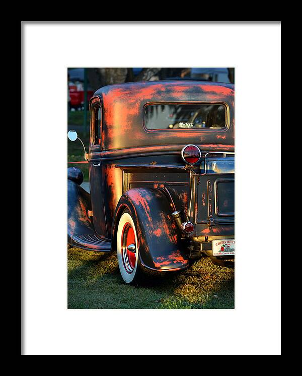  Framed Print featuring the photograph Classic Ford Pickup by Dean Ferreira