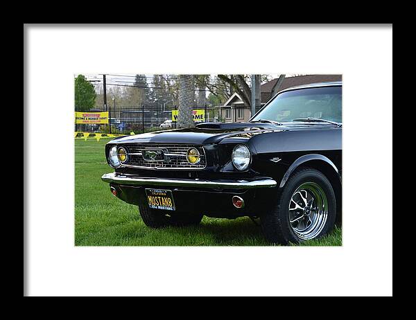  Framed Print featuring the photograph Classic Mustang #4 by Dean Ferreira
