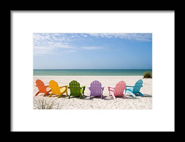 Beach Framed Print featuring the photograph Florida Sanibel Island Summer Vacation Beach #4 by ELITE IMAGE photography By Chad McDermott