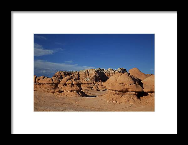 Red Rock Framed Print featuring the photograph Goblin Valley #4 by Mark Smith