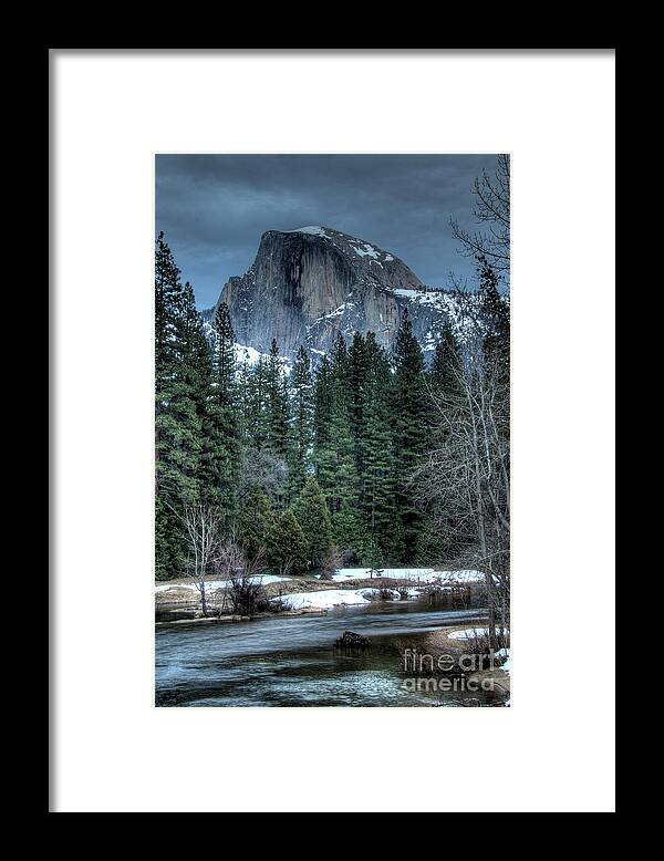 Half Dome Framed Print featuring the photograph Half Dome by Marc Bittan