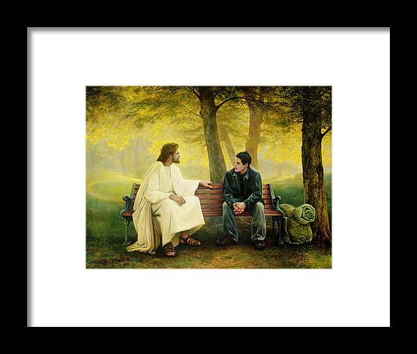 Jesus Framed Print featuring the painting Lost and Found by Greg Olsen Jesus Framed Print featuring the painting Lost and Found by Greg Olsen