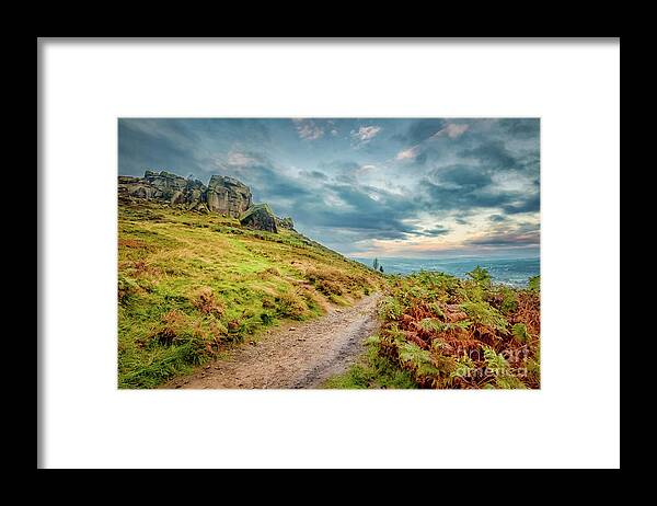 Airedale Framed Print featuring the photograph Misty morning in Ilkley by Mariusz Talarek