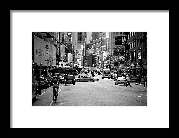 New York Framed Print featuring the photograph New York #4 by Mariel Mcmeeking