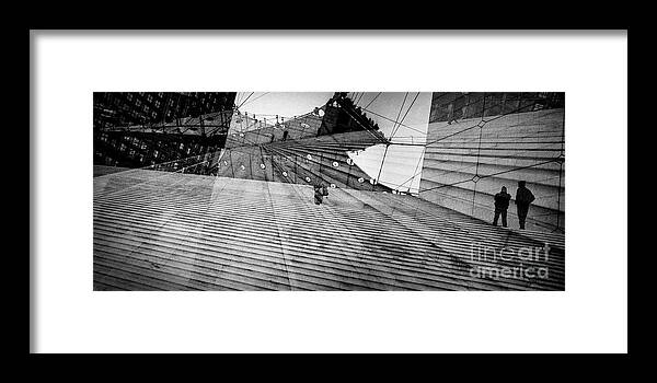  Architecture Framed Print featuring the pyrography Paris La Defence. #4 by Cyril Jayant