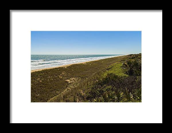 Atlantic Ocean Framed Print featuring the photograph Ponte Vedra Beach by Raul Rodriguez