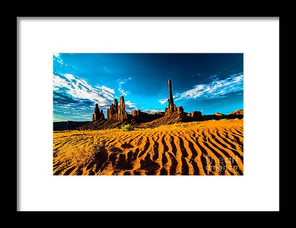 Sand Dune Framed Print featuring the photograph Sand Dune #7 by Mark Jackson