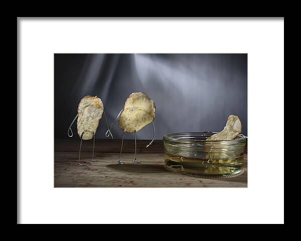 Simple Things Framed Print featuring the photograph Simple Things - Potatoes #4 by Nailia Schwarz