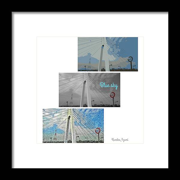 Sky Framed Print featuring the photograph Sky #4 by Kumiko Izumi