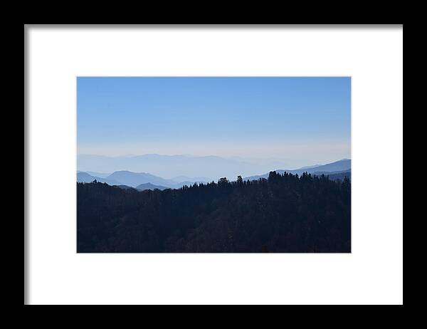Smoky Framed Print featuring the photograph Smoky Mountains #4 by Curtis Krusie