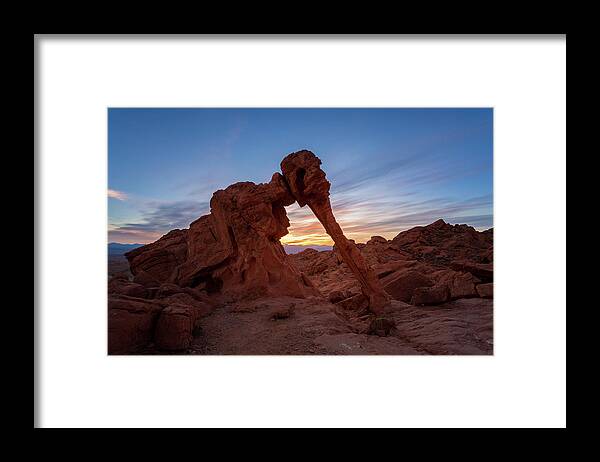 Valley Of Fire Framed Print featuring the photograph Valley of Fire S.P. #4 by Jon Manjeot