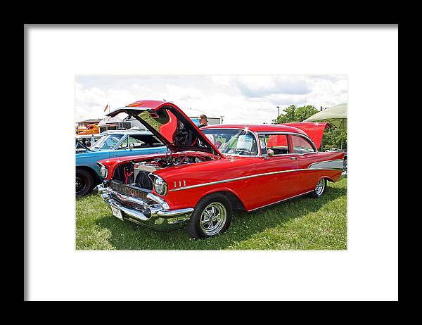 Vintage Car Framed Print featuring the photograph Vintage Car #4 by Ellen Tully