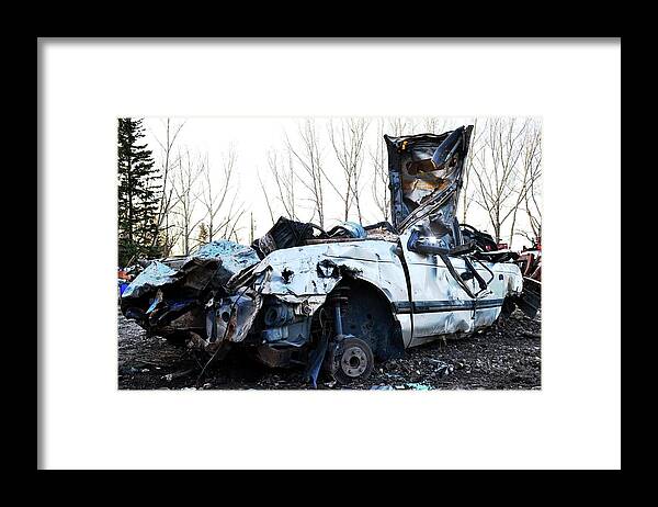 Wreck Framed Print featuring the photograph Wreck #4 by Jackie Russo