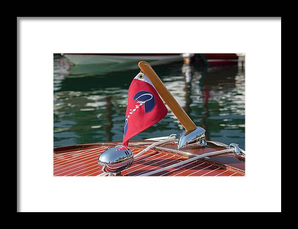 H2omark Framed Print featuring the photograph Classic Chris Craft #41 by Steven Lapkin