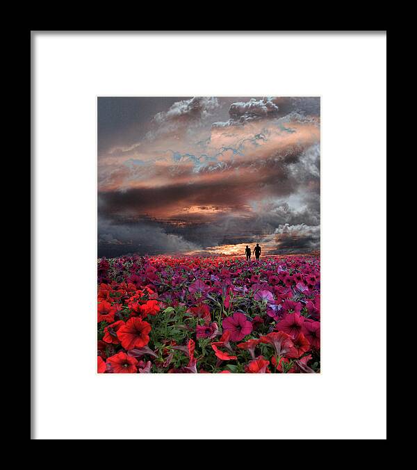 Flowers Framed Print featuring the photograph 4087 by Peter Holme III