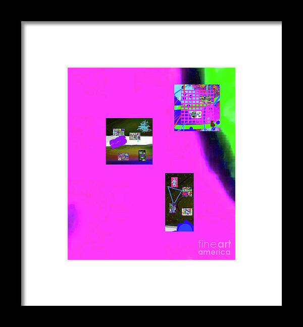 Walter Paul Bebirian Framed Print featuring the digital art 5-4-2015eabcdefg by Walter Paul Bebirian