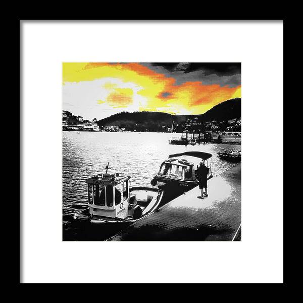 Beautiful Framed Print featuring the photograph Boats #5 by Chris Drake