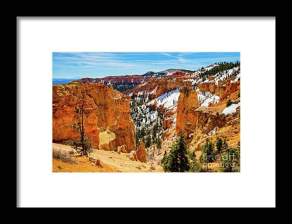 Black Birch Canyon Framed Print featuring the photograph Bryce Canyon Utah #5 by Raul Rodriguez