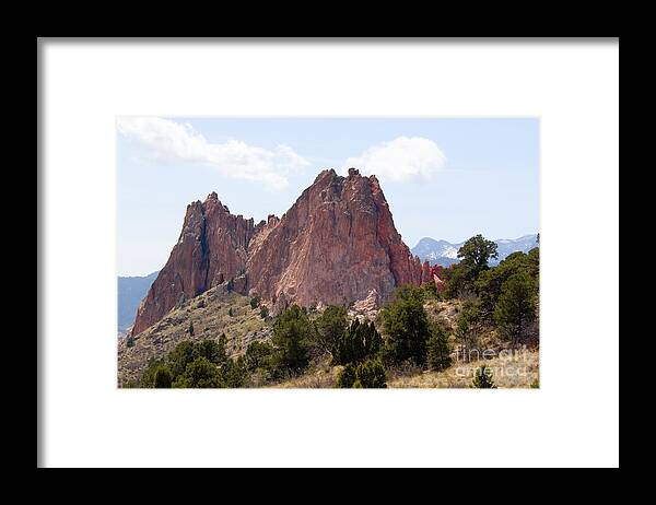 Beautiful Framed Print featuring the photograph Dakota Trail at Garden of the Gods #5 by Steven Krull