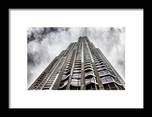 High Rise Framed Print featuring the photograph Frank Gehry High Rise Lower Manhattan #5 by Robert Ullmann