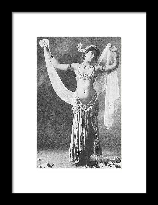Mata Hari Framed Print featuring the photograph Mata Hari by French School