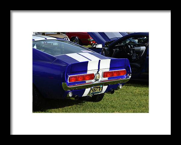  Framed Print featuring the photograph Mustang Details #5 by Dean Ferreira