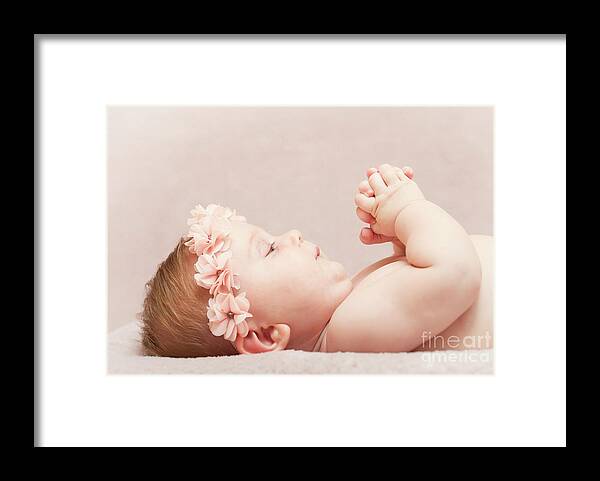 Portrait Framed Print featuring the photograph Newborn Fine Portrait #5 by Gualtiero Boffi