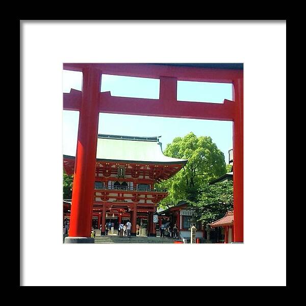 みんなで Framed Print featuring the photograph 生田神社❇

#神社 #兵庫県 #5 by Ayako Shibata