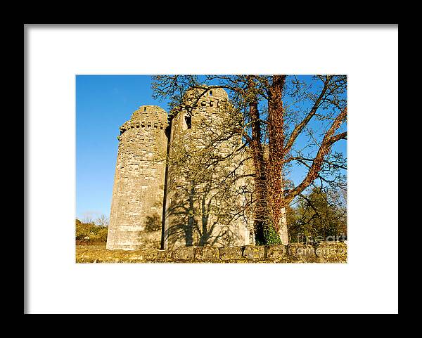Nunney Castle Framed Print featuring the photograph Nunney Castle #5 by Kayme Clark