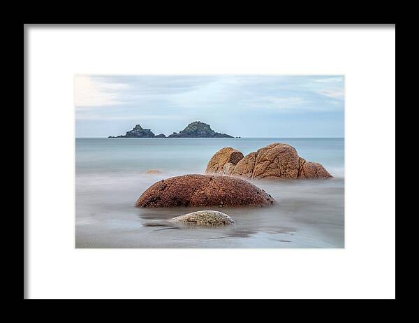 Porth Nanven Framed Print featuring the photograph Porth Nanven - Cornwall #5 by Joana Kruse