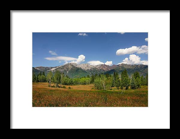 Colors Framed Print featuring the photograph Rocky Mountains by Mark Smith
