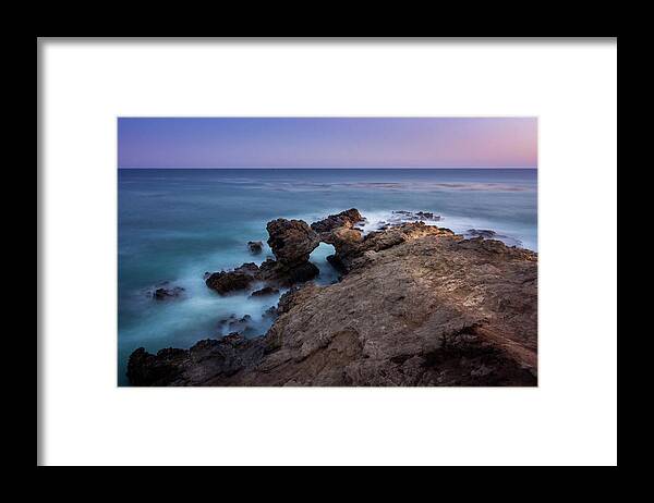 Beach Framed Print featuring the photograph Smooth Waves at Sequit Point #5 by Andy Konieczny