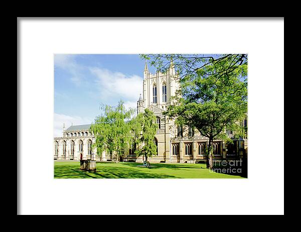 Abbey Framed Print featuring the photograph St Edmundsbury Cathedral #5 by Tom Gowanlock