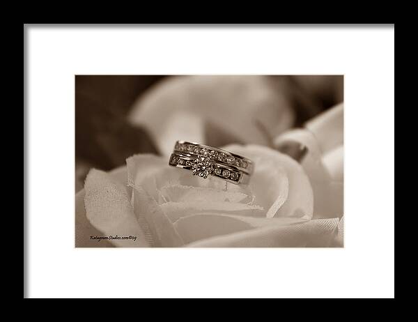 Wedding Framed Print featuring the photograph 50 Years by KatagramStudios Photography