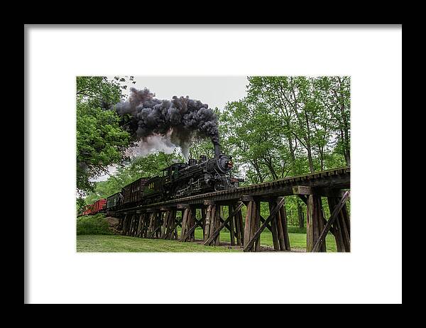 Framed Print featuring the photograph 51718-13 by Steelrails Photography