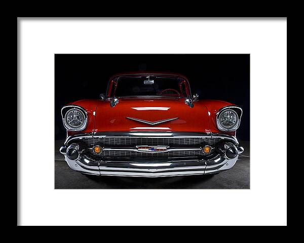 1957 Framed Print featuring the photograph 57 Chevy by Rick Hartigan