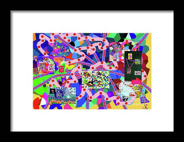 Walter Paul Bebirian Framed Print featuring the digital art 6-19-2015eabcdefghijklmnopqrtuvwxyzabcdefg by Walter Paul Bebirian