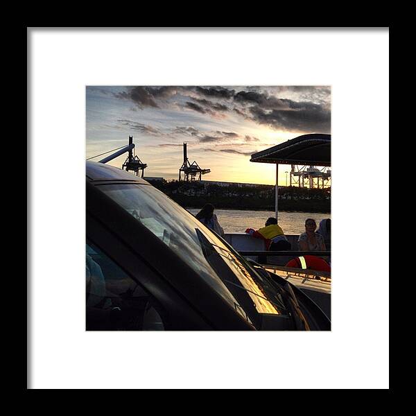  Framed Print featuring the photograph Fisher Island Ferry, Miami Beach #6 by Juan Silva