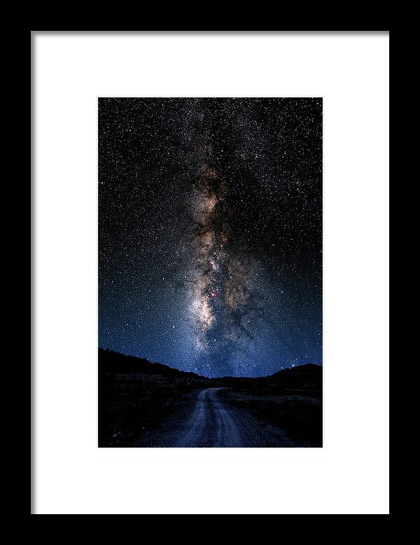 Astronomy Framed Print featuring the photograph Milky Way #6 by Larry Landolfi