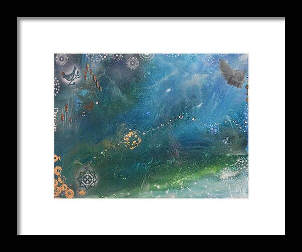Dream Framed Print featuring the mixed media Dream by MiMi Stirn