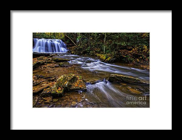 Holly River State Park Framed Print featuring the photograph Upper Falls Holly River #6 by Thomas R Fletcher