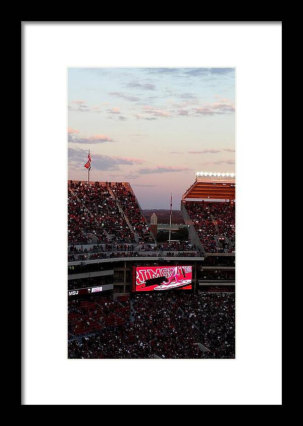 Gameday Framed Print featuring the photograph Upperdeck Panorama #6 by Kenny Glover