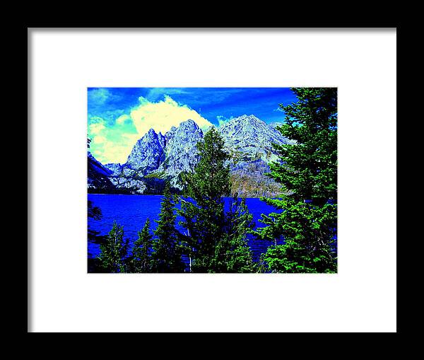 Lakeview Framed Print featuring the photograph Yellowstone Park #6 by Aron Chervin