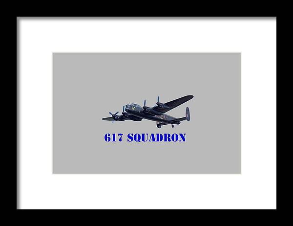 Lancaster Bomber Framed Print featuring the photograph 617 Squadron by Scott Carruthers