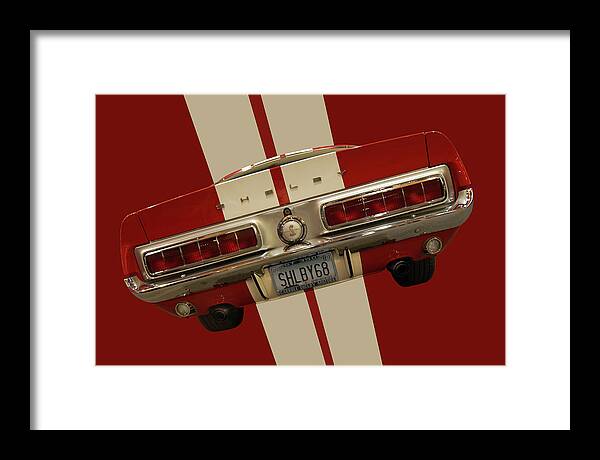 Shelby Framed Print featuring the photograph 68 Shelby GT 350 by Bill Dutting