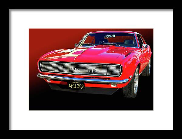 68 Framed Print featuring the photograph 68 SS Camaro by Bill Dutting