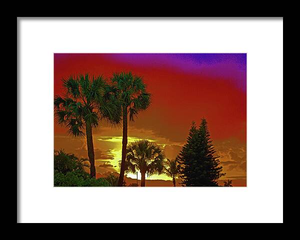 Paintings Framed Print featuring the digital art 7- Holiday by Joseph Keane