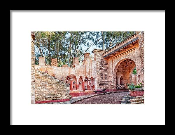Africa Framed Print featuring the photograph In the medina of the african harbor city Agadir in Morocco #7 by Gina Koch
